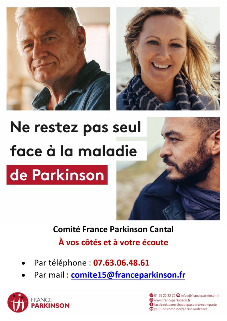 💙 Une nouvelle étape pour les personnes atteintes de la maladie de Parkinson dans le Cantal.